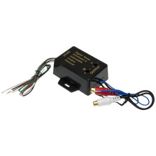 HI/LOW Niveau Converter 2-Weg Hoog Niveau Naar Laag Niveau Converter 12-24V Auto Luidspreker Audio Converter 40W Verstelbare Adapter