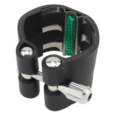 Clarinet Mouthpiece Fastener Set Bb Clarinet Leather Ligature and Plastic Mouthpiece Cap Cover Musical Instrument Tools