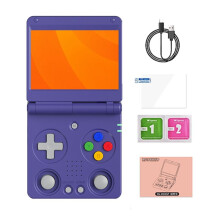 RG34XXSP Retro Game Console Linux 64Bit 3.4 Inch 720x480 Handheld Game Console Supports 30+ Game Emulators As Shown