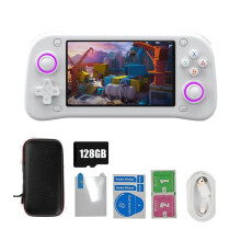 XF43 Retro Handheld Game Console 128G 4.3 Inch IPS Screen Open Source Linux Game Player RK3128 Pocket Video Player B