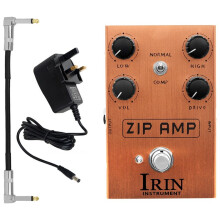 IRIN An-39 Efekty do Gitary Elektrycznej Mocny Kompresor Overdrive z Przełącznikiem COMP ZIP AMP Wzmacniacz Tonu Wtyczka Brytyjska