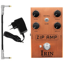 IRIN An-39 Effektpedal für E-Gitarre, Starke Kompression, Overdrive mit COMP-Umschalter, ZIP-AMP-Klangverbesserung, EU-Stecker