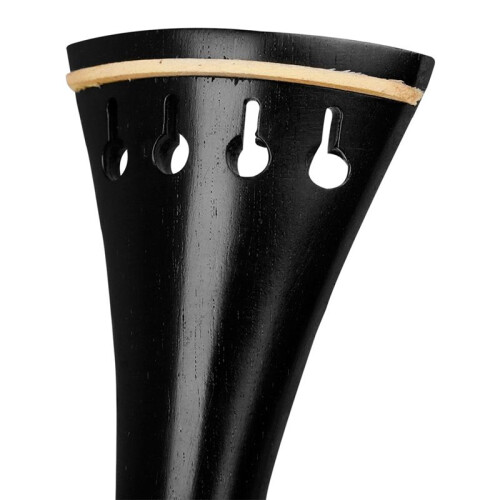 Kit de Acessórios para Violino 4/4 com Acabamento em Ébano e Incrustações de Buxo 1