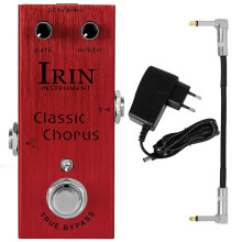 IRIN an-09 Classic Chorus Guitar Effect Pedal Full Bodied Chorus 9V Adapter Included True Bypass EU Plug