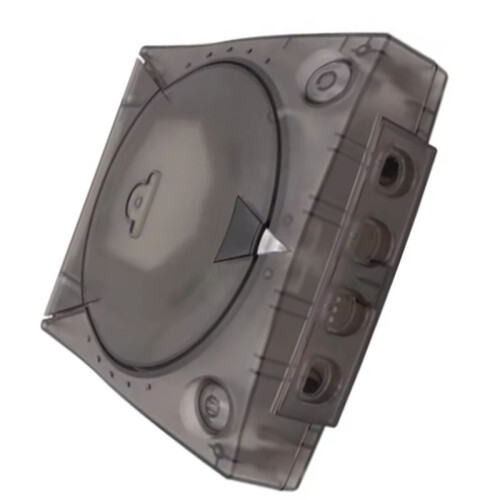 Replacement Console Case  Plastic Shell for Dreamcast Video Game Consoles Transparent BOX 1