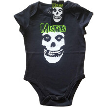 Misfits Childrens/Kids Skull Logo Babygrow