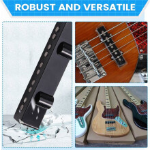 Open Style Lower Pickup for Alnico 5 Bass Pickups JB Neck Bridge Pickups Black for Bass 4 Strings