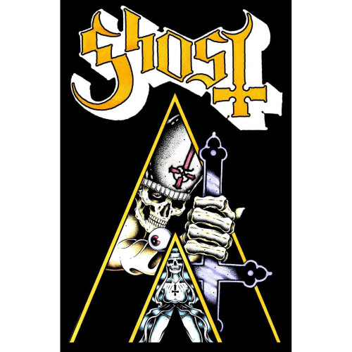 Ghost Ghost Clockwork Textile Poster