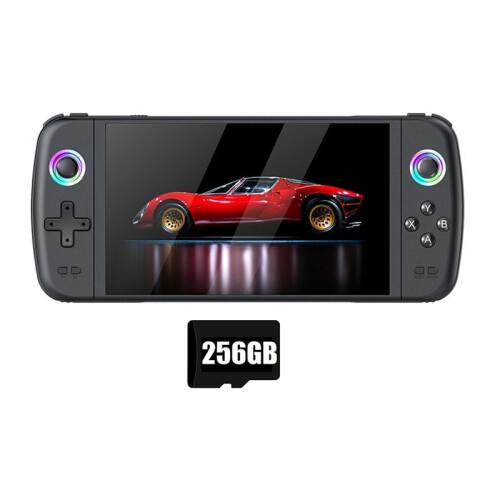Console de Videogame Portátil Retrô M27 com Tela  de 7,0 Polegadas e Suporte para Mais de 30 Emuladores de 256 GB e 50.000 Jogos