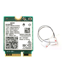 BE200 WiFi 7-Kaart + Ingebouwde Antenne 2.4G/5G/6Ghz 5.4 WiFi-Adapter 8774Mbps Draadloze Netwerkkaart voor Win10/11