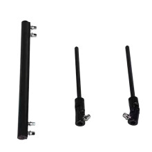Barra de Conexión del Eje de Transmisión del Pedal del Bombo Doble Brazo Conector de Enlace del Pedal del Bombo Pieza del Instrumento de Percusión
