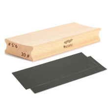 Muspor A9LD Blocco Abrasivo per Livellamento Tasti Chitarra Trave Abrasiva per Livellamento Tasti Strumento per Liutaio 9,5 e 20