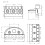 6-String Headless Electric Guitar String Locking Nuts Set with Wrench Screw String Lock Nuts Music Instrument Accessory 7