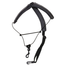 Correa Ajustable para Saxofón, Arnés para Saxofón con Gancho, Correa Ergonómica para el Hombro para Saxofones Alto, Tenor y Barítono.
