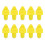 10pcs Plastic Chicken Water Nipples Automatic Drinker Yellow 2