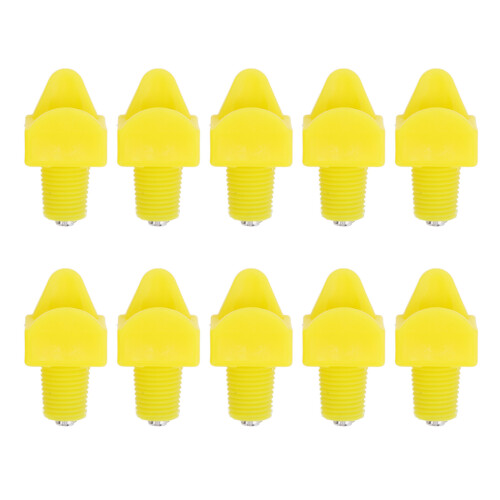 10pcs Plastic Chicken Water Nipples Automatic Drinker Yellow 1