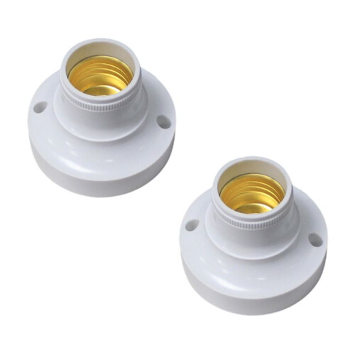10pcs E27 Socket Adapter E27 Lamp Holder Vintage Lamp Adapter Holder Screw Bulb Base Lamp 2