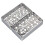 2 St. Humbuckerskydd för Bleckblåsgitarr med Elegant Blommönster i Metall för Elgitarr 1