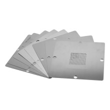 8 Szt Szablonów do Reballingu BGA CPU-B CPU-A01, 90x90 mm, do Konsoli dla XBOX360 i Procesora Graficznego, Bezpośrednio Nagrzewanych, Stacja do