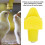 10pcs Plastic Chicken Water Nipples Automatic Drinker Yellow 3