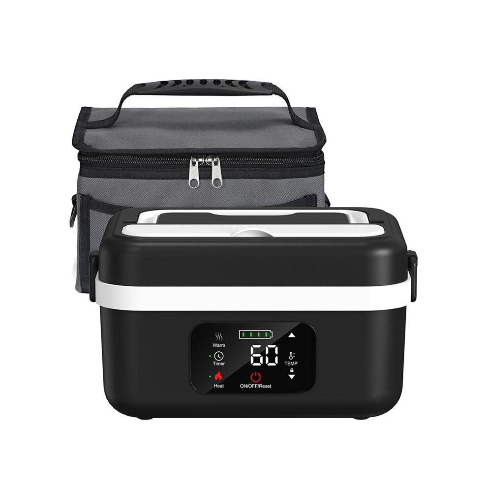 Electric Heated Lunch Box Cordless Rechargeable Lunch Box With 8000Mah Battery Battery Powered Food Warmers Eu Plug 6032562152389