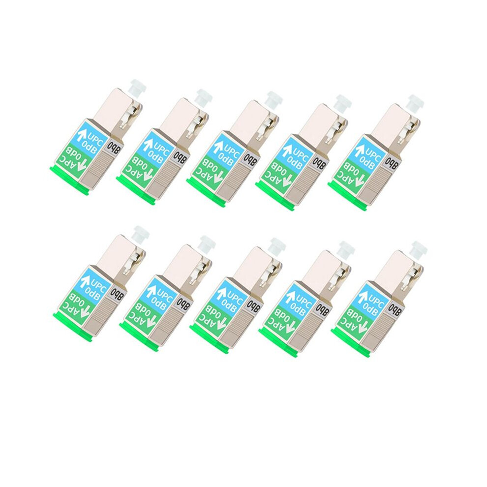 10Pcs Sc/Upc To Sc/Apc Fiber Optic Adapter Male To Female Connector For Opm Ols Otdr Vfl Singlemode Optical Coupling Light 6031545791799