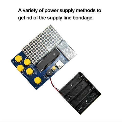 Pixel Game Console Brazing Project Game Kit 51 Single Chip Game Console (Eindproduct) 2