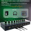 LQ-03 8Channel  Mixer Microphone Mixer Instrument Amplifier Audio Input Multifunctional Mixing Effect Device EU Plug 8