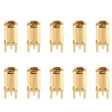 10Pcs SMB PCB Mount Connector SMB Female RF Coaxial Adapter