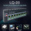 LQ-03 8Channel  Mixer Microphone Mixer Instrument Amplifier Audio Input Multifunctional Mixing Effect Device EU Plug 5