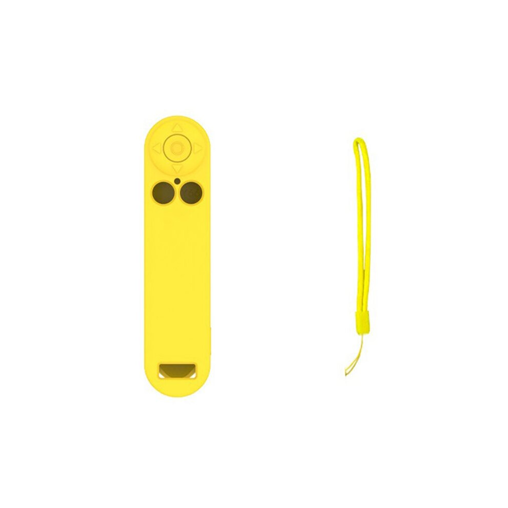 Silicone Remote Cover For Nex Playground Game System Remote - Anti Slip, Shockproof Protective Case With Lanyard Yellow 6034254885650
