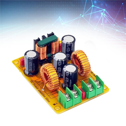 LC EMI Filter Board Low Pass EMC HiFi High Frequency Filter Switching Power Supply Ripple Filtering 10A 2