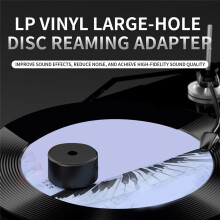 Adattatore per Dischi LP con Foro , Peso per Dischi In Vinile da 7 Pollici, Convertitore Stabile In Lega di Alluminio, Accessori per Dischi In