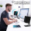 Metal Desktop Speaker Stand Ergonomic Universal Computer Speaker Risers Stand Stable Speaker Holder 3