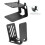 Metal Desktop Speaker Stand Ergonomic Universal Computer Speaker Risers Stand Stable Speaker Holder 6
