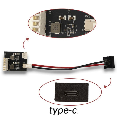 Type-C Interface Game Console Power Board,for  Dreamcast Game Console Power Board 2