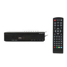 JN812T2 Récepteur TV Numérique Terrestre H.265 TDT DVB-T2 Tuner TV EPG pour Téléviseur HD/Ancien, Prise UE