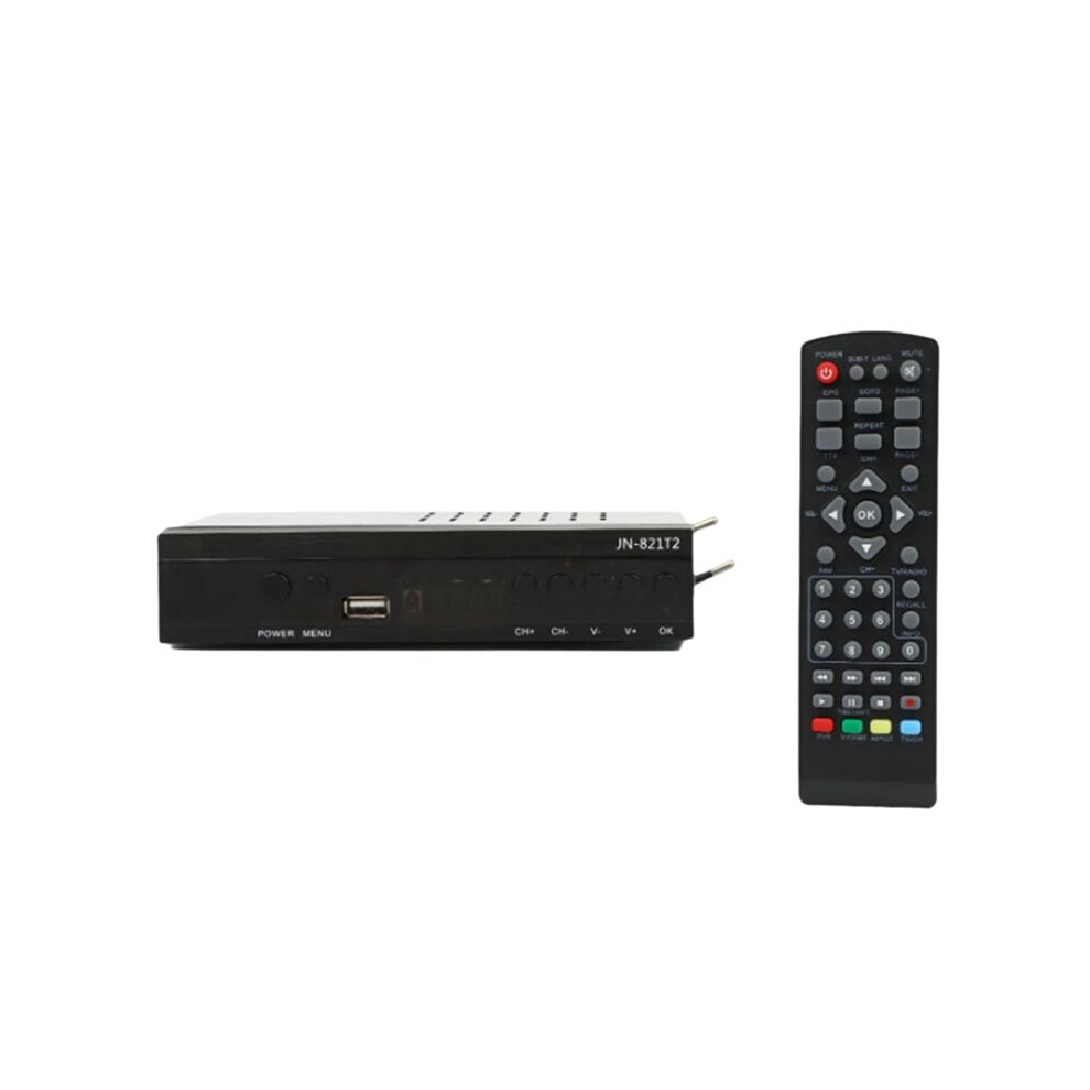 Jn812t2 H.265 Tdt Dvb-T2 Digital Terrestrial Tv Receiver Epg Tv Tuner For Hd/Old Tv Eu Plug 6033779511402