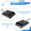CAC Reader USB C,CAC Card Reader USB/Type C Dual Connector,USB-A Common Access CAC,for Windows 10/11, OS 10.15,Linux 1