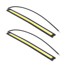 2 x WATERPROOF LED 12V STRIP DAYTIME RUNNING LIGHT DRL CAR FOG DAY DRIVING LAMP