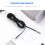 2 m NTC thermistor temperature sensor waterproof probe wire 10 K 1% 3950 black 9