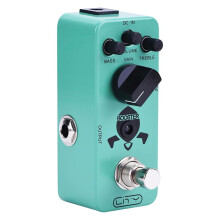 Btuty Guitar Pedal Booster Efeitos Pedal Guitarra Elétrica Efeito True Bypass 9V 6.35mm Interface de Entrada/Saída