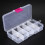 3pcs 10 Grid Electronic Component Parts Kits Plastic Storage Box Case 7