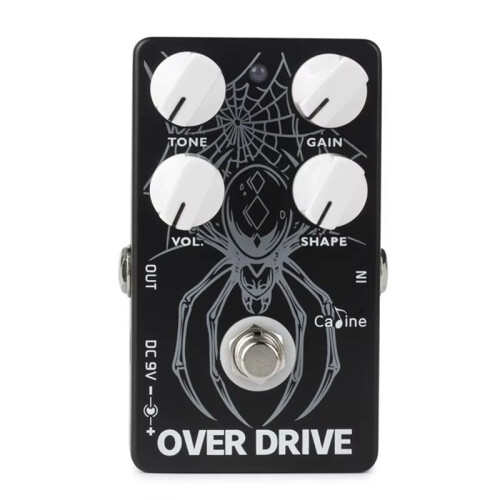 Caline CP-65 Effektpedal för Elektrisk Gitarr Bas Overdrive Effektpedal True Bypass Gitarrbastillbehör