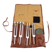 Diapason per La Guarigione Set 128Hz, 136.1Hz, 256Hz, 384Hz e Attivatore, per La Guarigione, Terapia del Suono, Keep Body