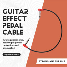 30cm Guitar Cable 6.35mm Effect Pedal Cable Pedal Patches Cable Effect Patches Cable