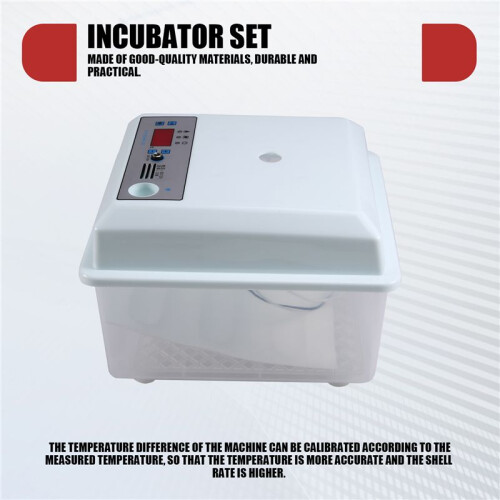 20Pcs Eggs Incubator Set Semi Automatic Household Brooder Farm Chicken  Duck Bird Egg Incubator EU Plug 1