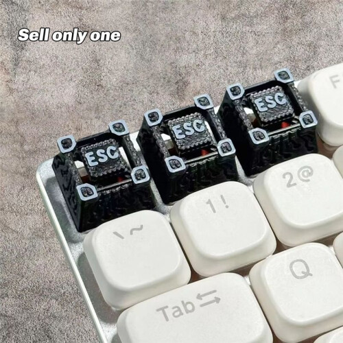1PC Novelty and Personalized Keycaps Light-Weight Axis Game Mechanical Keyboard ESC Backlight Keycaps 1
