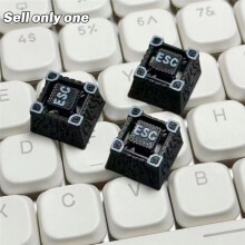 1PC Novelty and Personalized Keycaps Light-Weight Axis Game Mechanical Keyboard ESC Backlight Keycaps