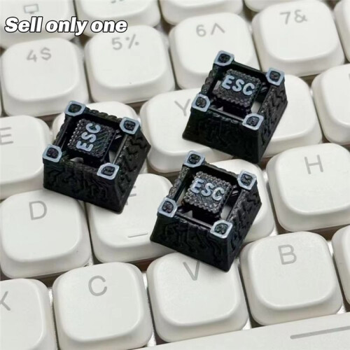 1PC Novelty and Personalized Keycaps Light-Weight Axis Game Mechanical Keyboard ESC Backlight Keycaps